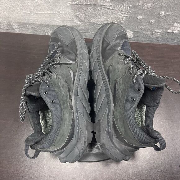 Hoka One One Anacapa 2 Low GTX Black Womens Sz 7.5B Gore-Tex Trail Running Shoes - Picture 9 of 10